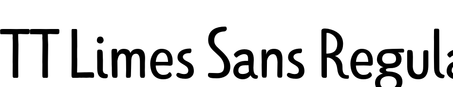 TT Limes Sans Regular Yazı tipi ücretsiz indir